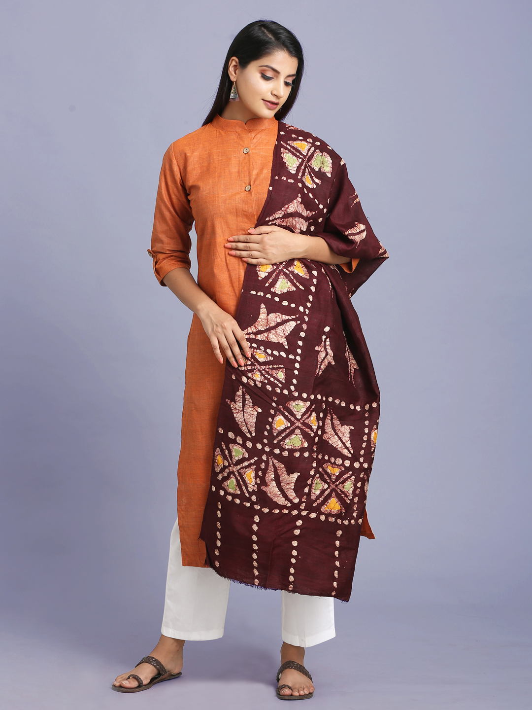Traditional Batik Dupatta