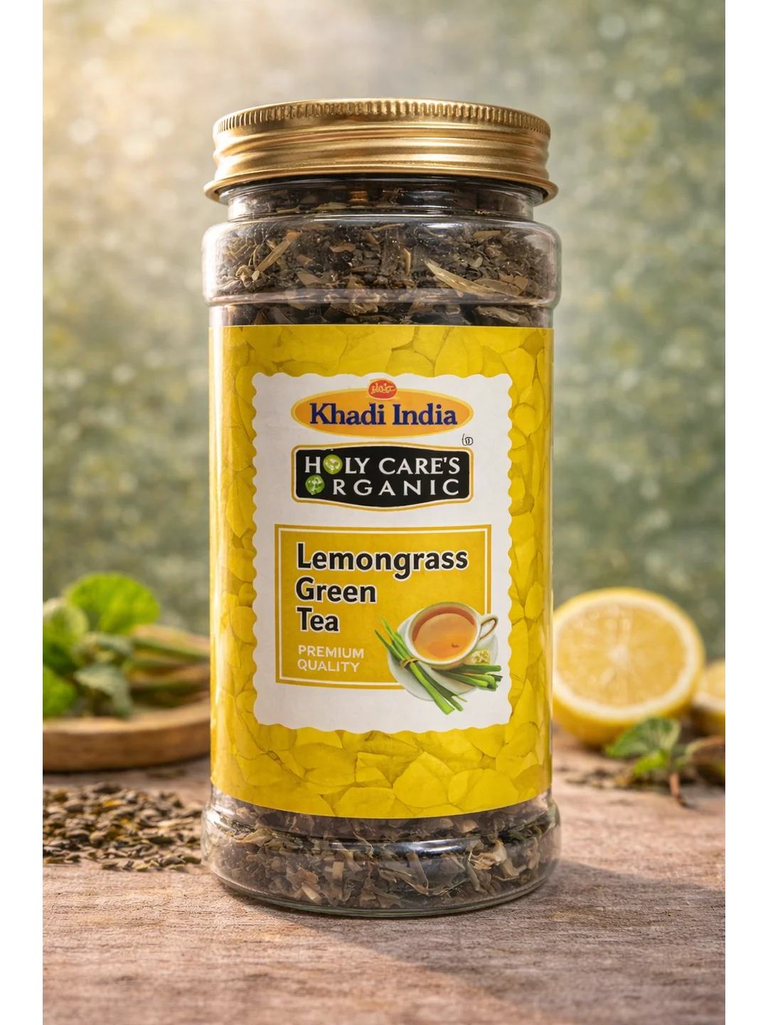 HOLY CARE'S ORGANIC LEMON GRASS GREEN TEA