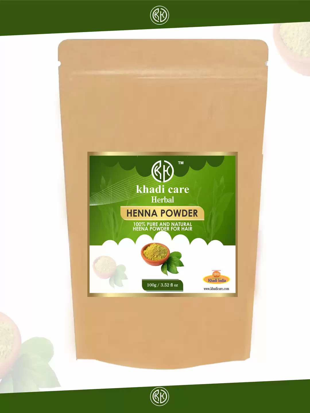 Khadi Care Herbal HENNA POWDER 100gm
