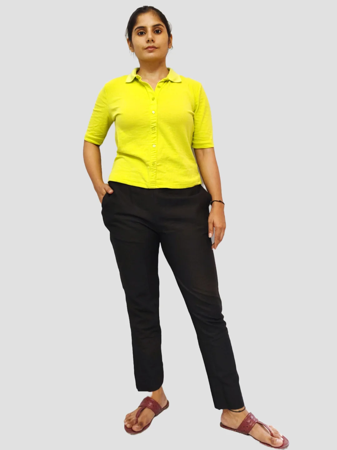 Women's Cotton Pant-Black