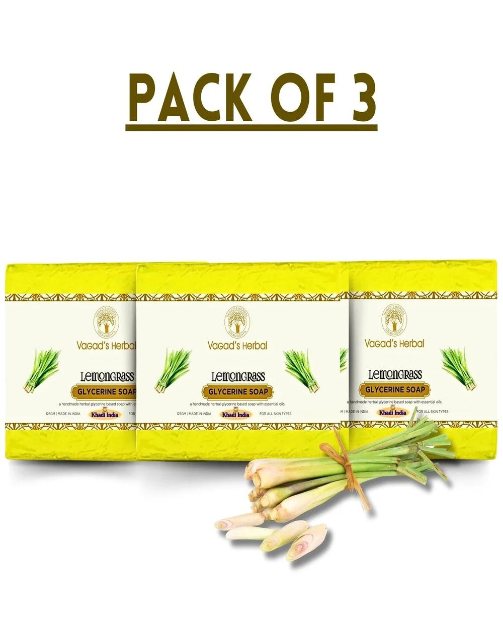 VAGAD'S Lemongrass Soap 375gm