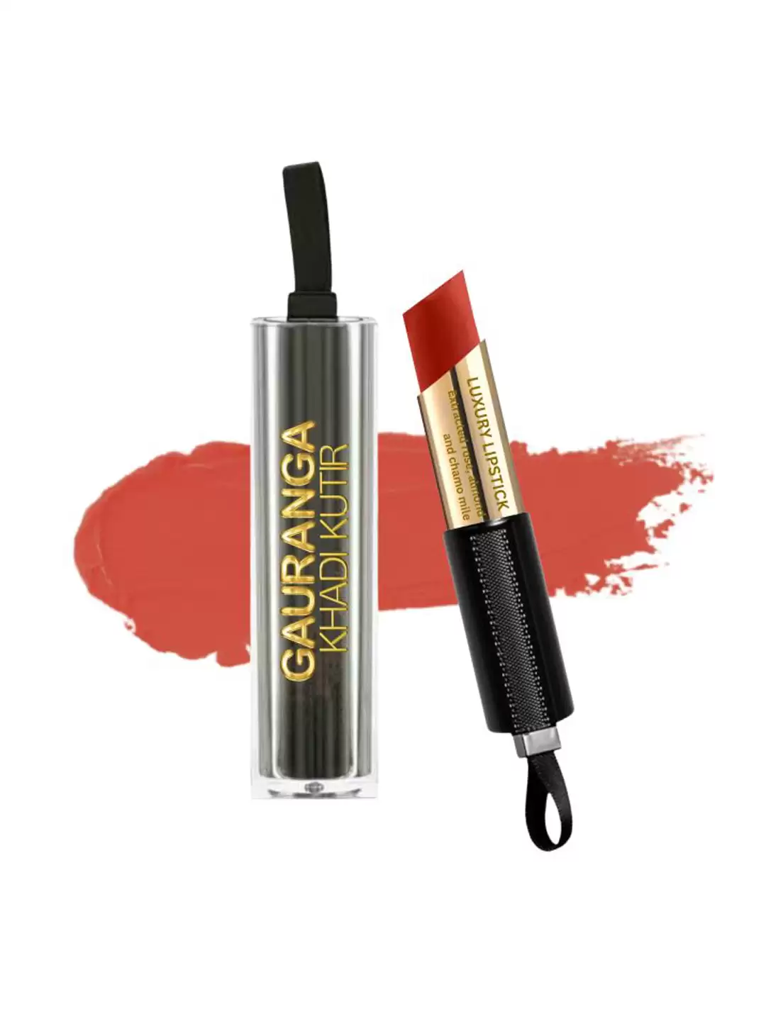 Gauranga Khadi Bee-Wax Luxury Lipstick-R01 - Deep Red