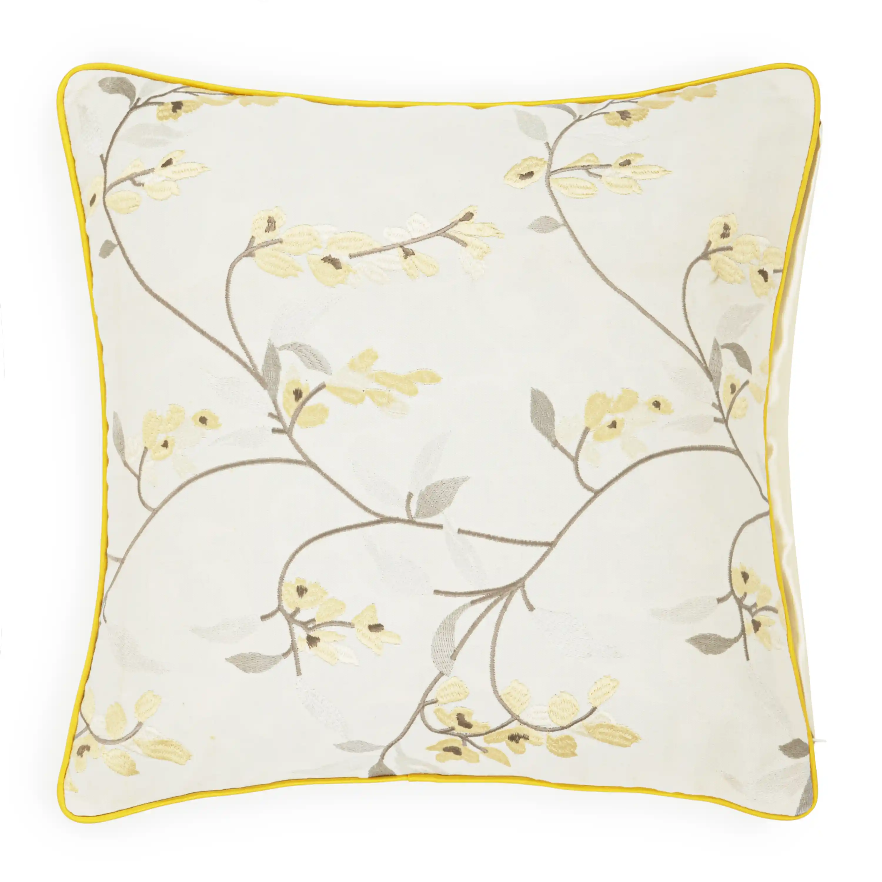 CS Cushion Linen Covers-Golden & Grey-16x16