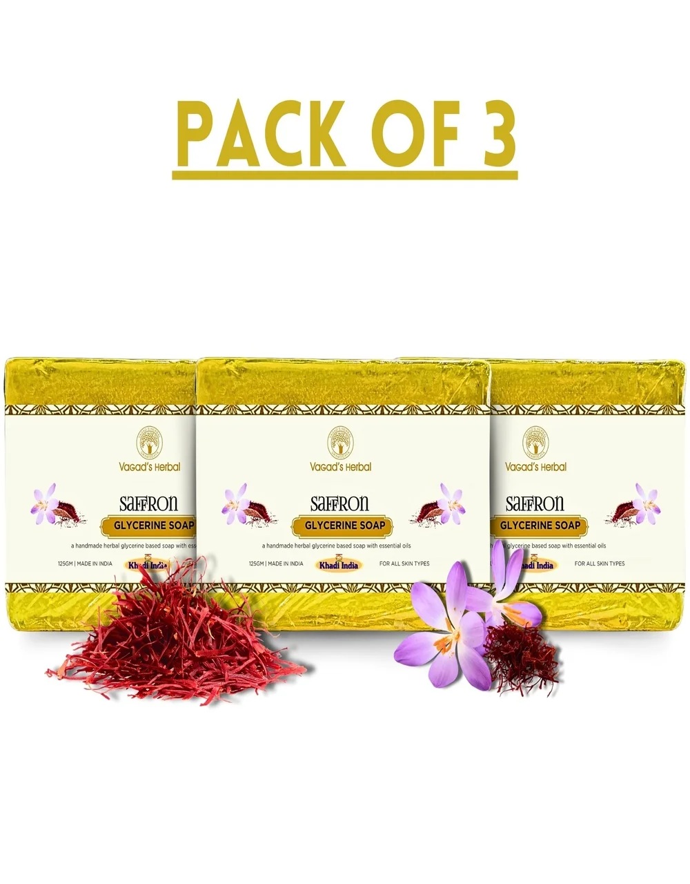 VAGAD'S Saffron Soap 375gm