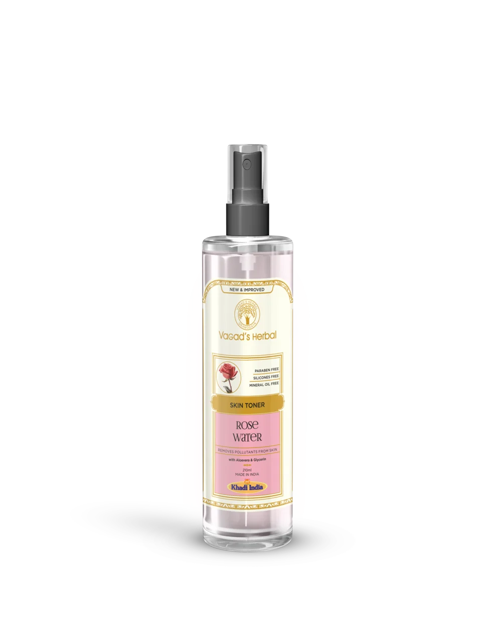 VAGAD'S Rose Water Toner for Face & Skin Care 210ml