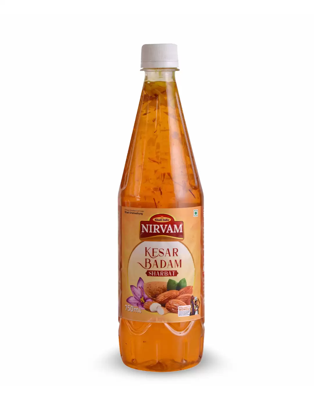 Nirvam Kesar Badam Dry Fruit Sharbat 750 ml
