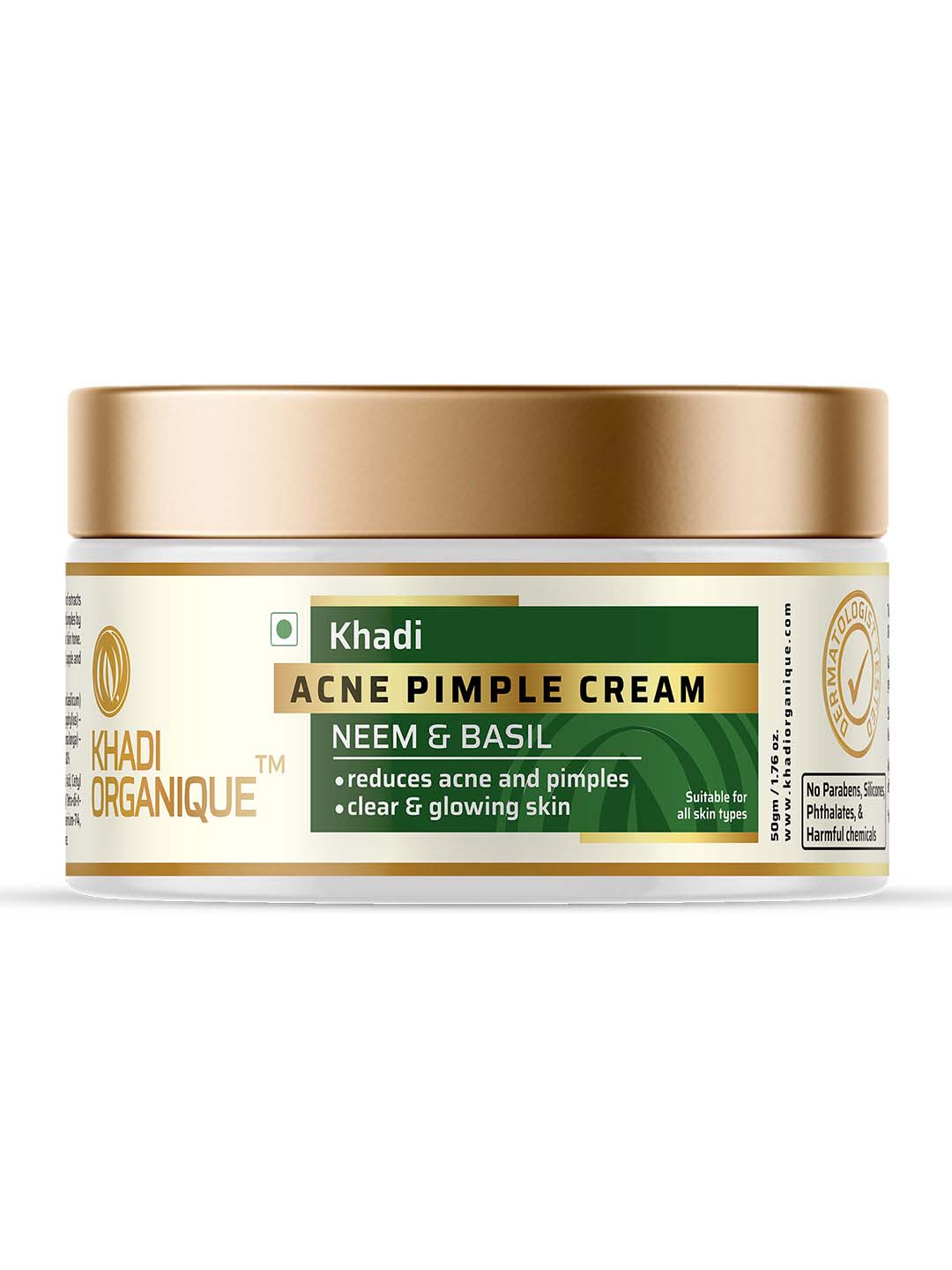 Khadi Organique Acne Pimple Cream - 50 Gm