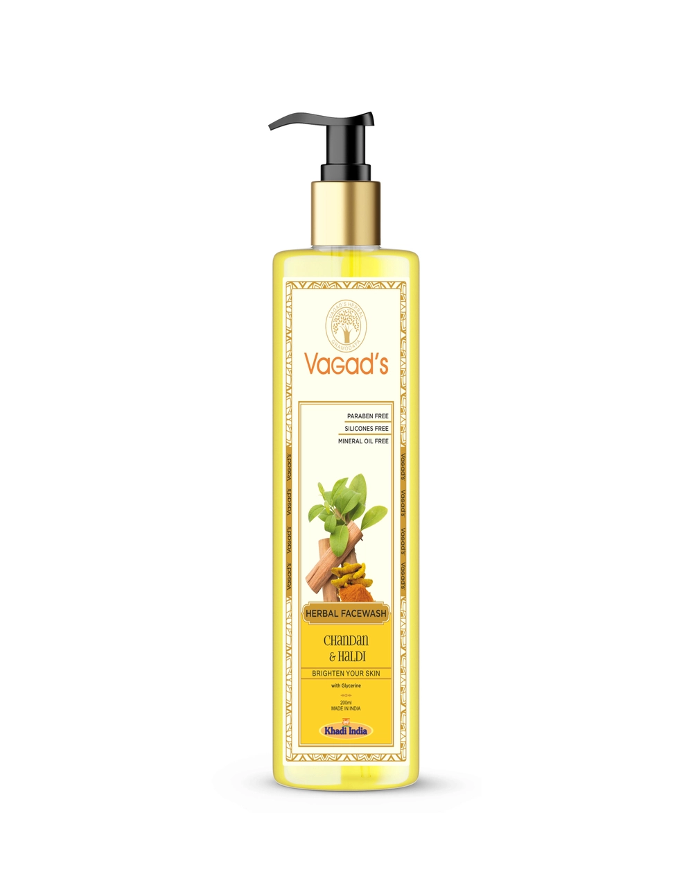 VAGAD'S Chandan & Haldi Face Wash 200ml