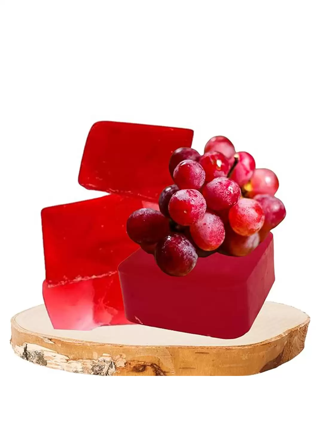 Khadi Red wine Melt and Pour Clear Soap Base 900 gm