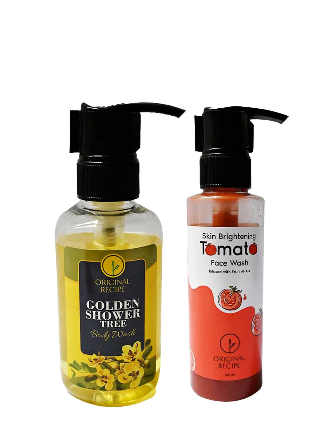 Golden Shower tree Body Wash + Original Recipe Tomato Face wash