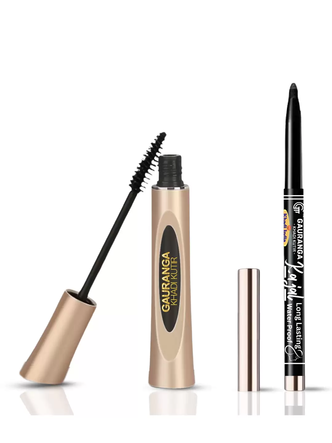 Gauranga Khadi Mascara and Herbal Kajal - Black