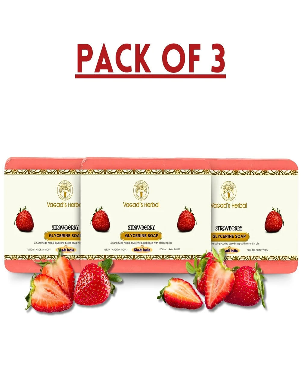 VAGAD'S Strawberry Soap 375gm