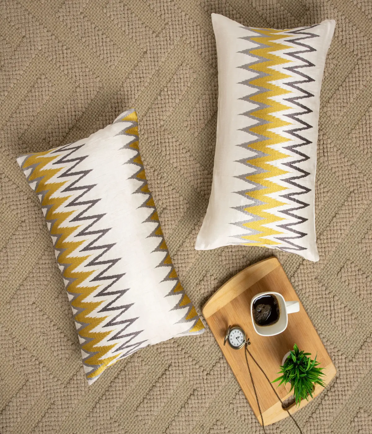 CS Cushion Dupion Silk Covers-Multi-12x20