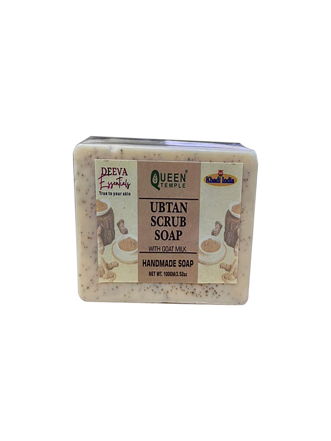 Ubtan Scrup Soap With Goat Milk Handmade Soap