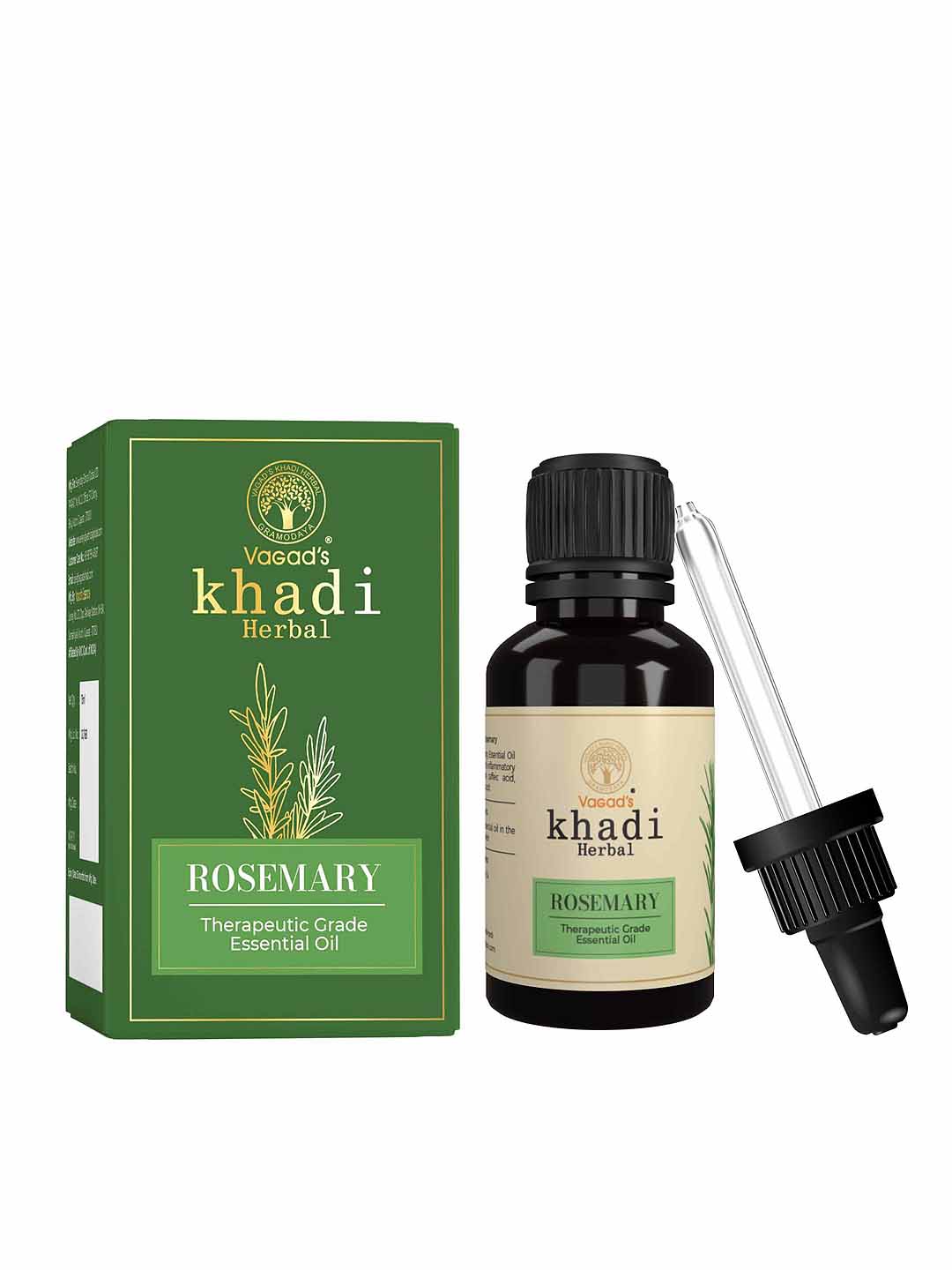 Vagad's Khadi Rosemary Essential Oil - 15Ml