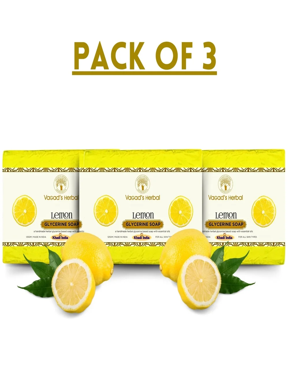 VAGAD'S Herbal Lemon Soap 375gm