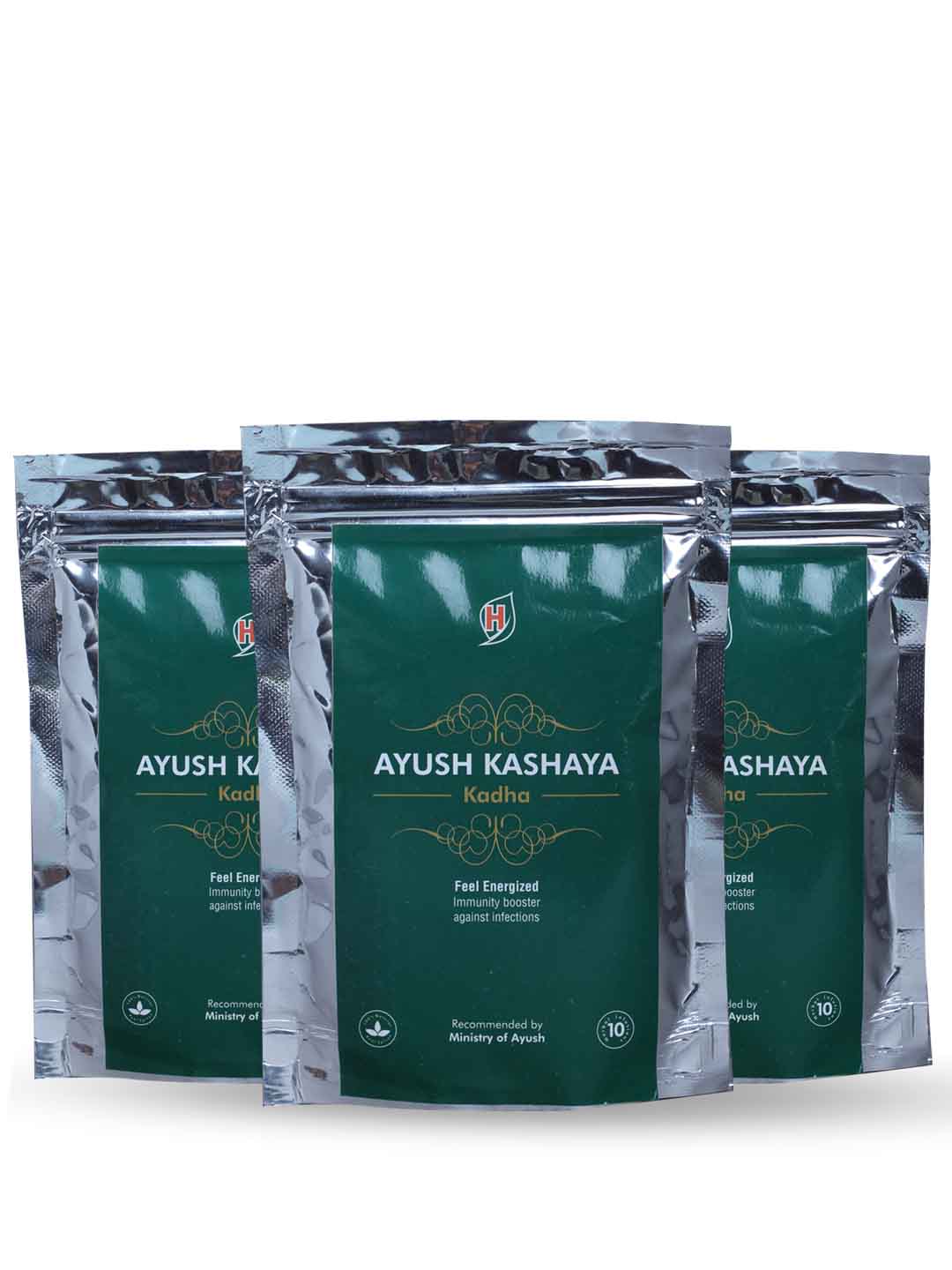 Ayush Kashaya Premium Kadha Energy & Immunity Booster - 100 gm X 3