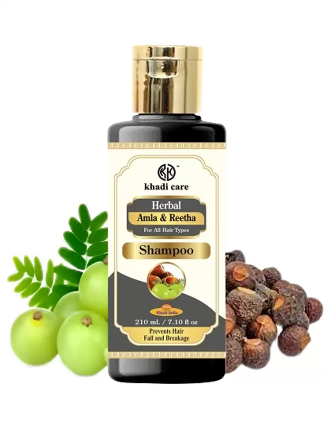 Khadi Care Herbal Amla & Reetha Shampoo - 210ml