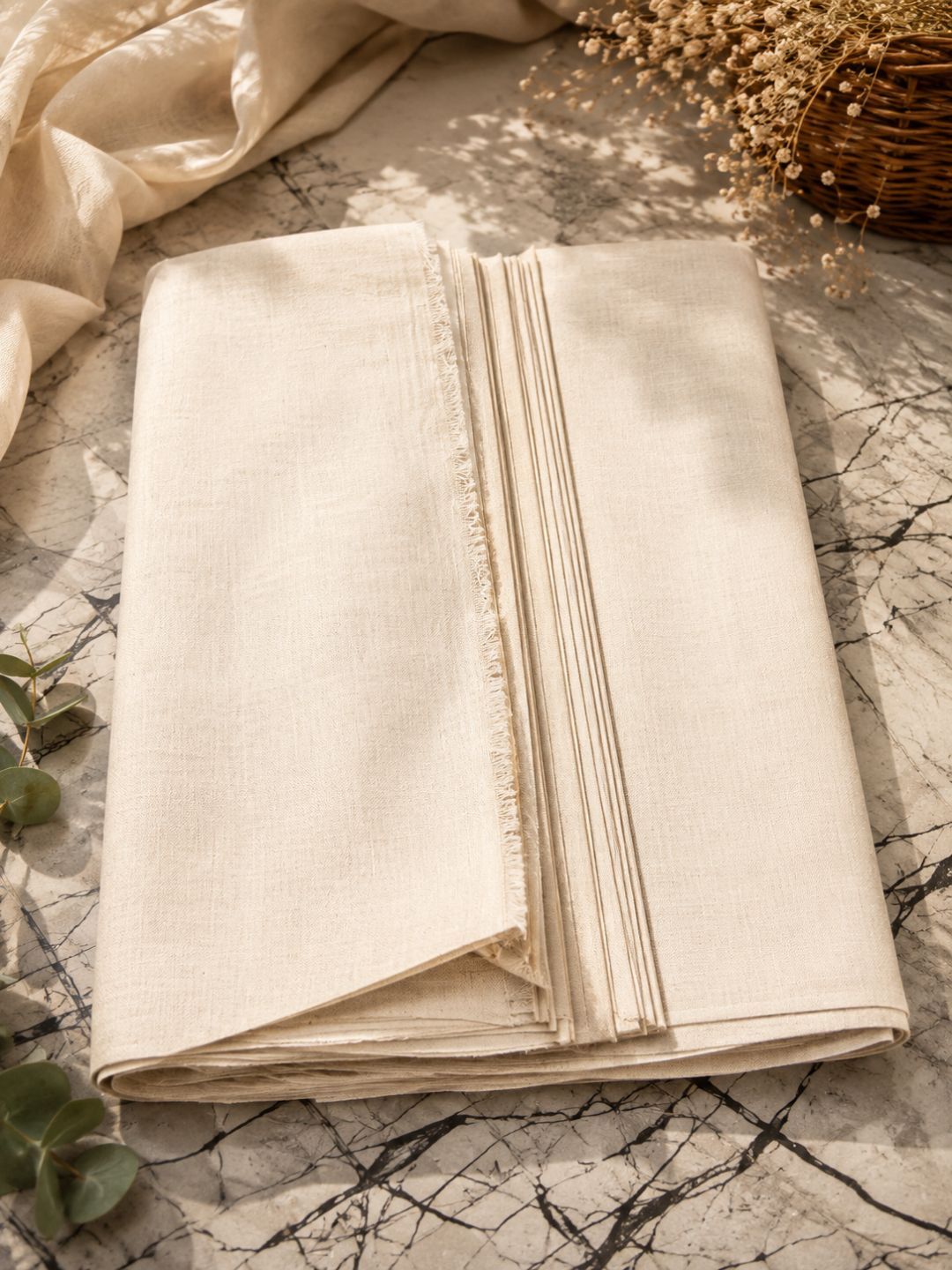 Desi pure Resham Matka Silk Cream – 44 Inch Width Handloom Fabric