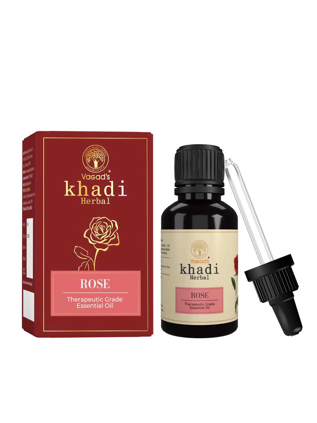 Vagad's Khadi Rose Essential Oil - 15Ml