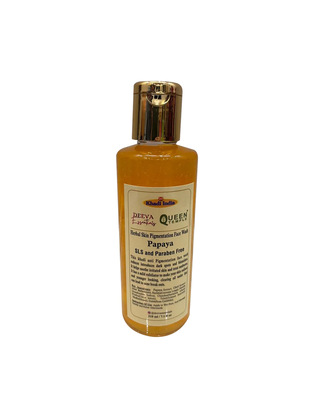 Papaya Herbal Face Wash 210ml