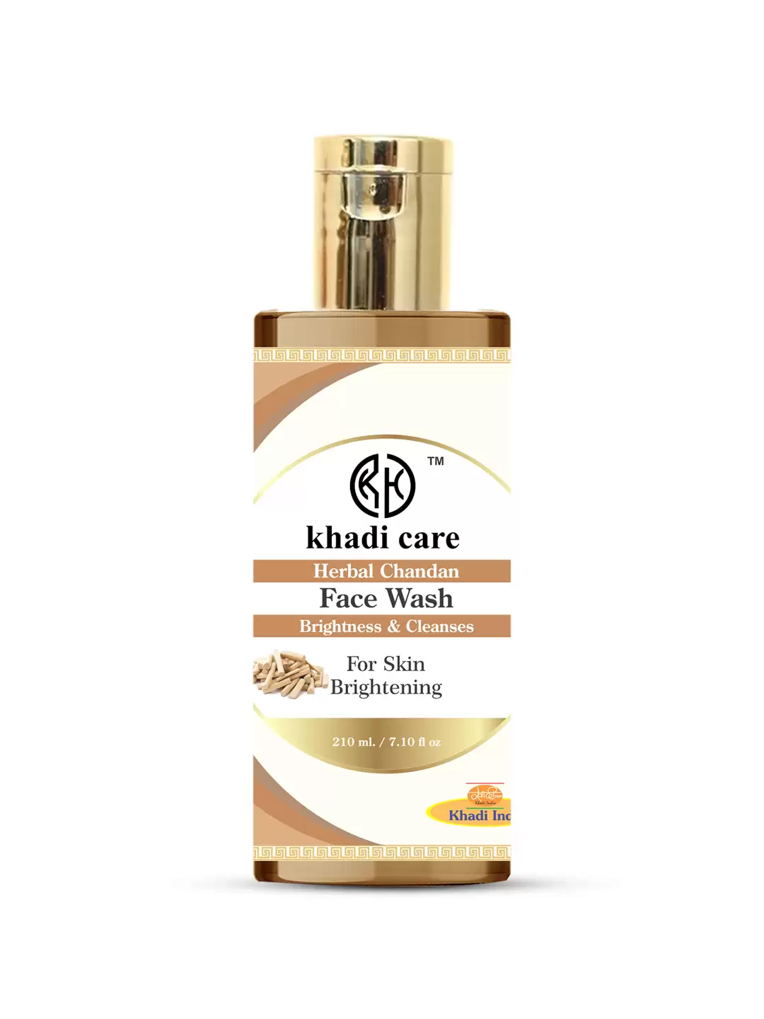 Khadi Care Herbal Haldi Chandan Face Wash  - 210ml