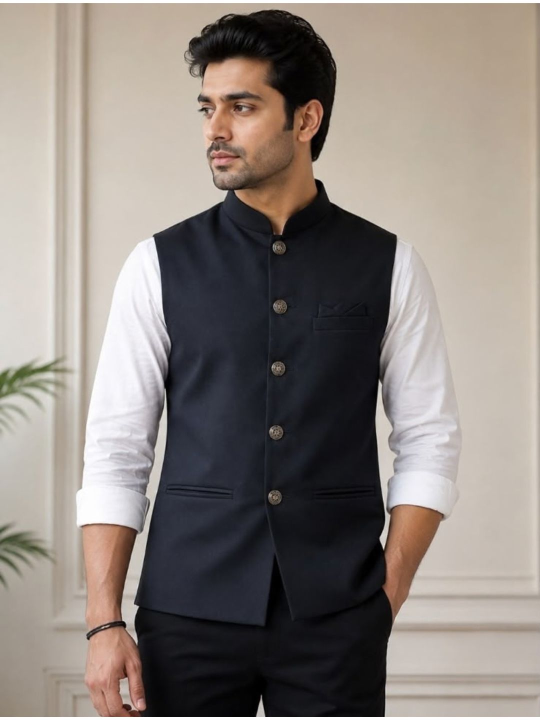 Men's Cotton Modi Jacket Black