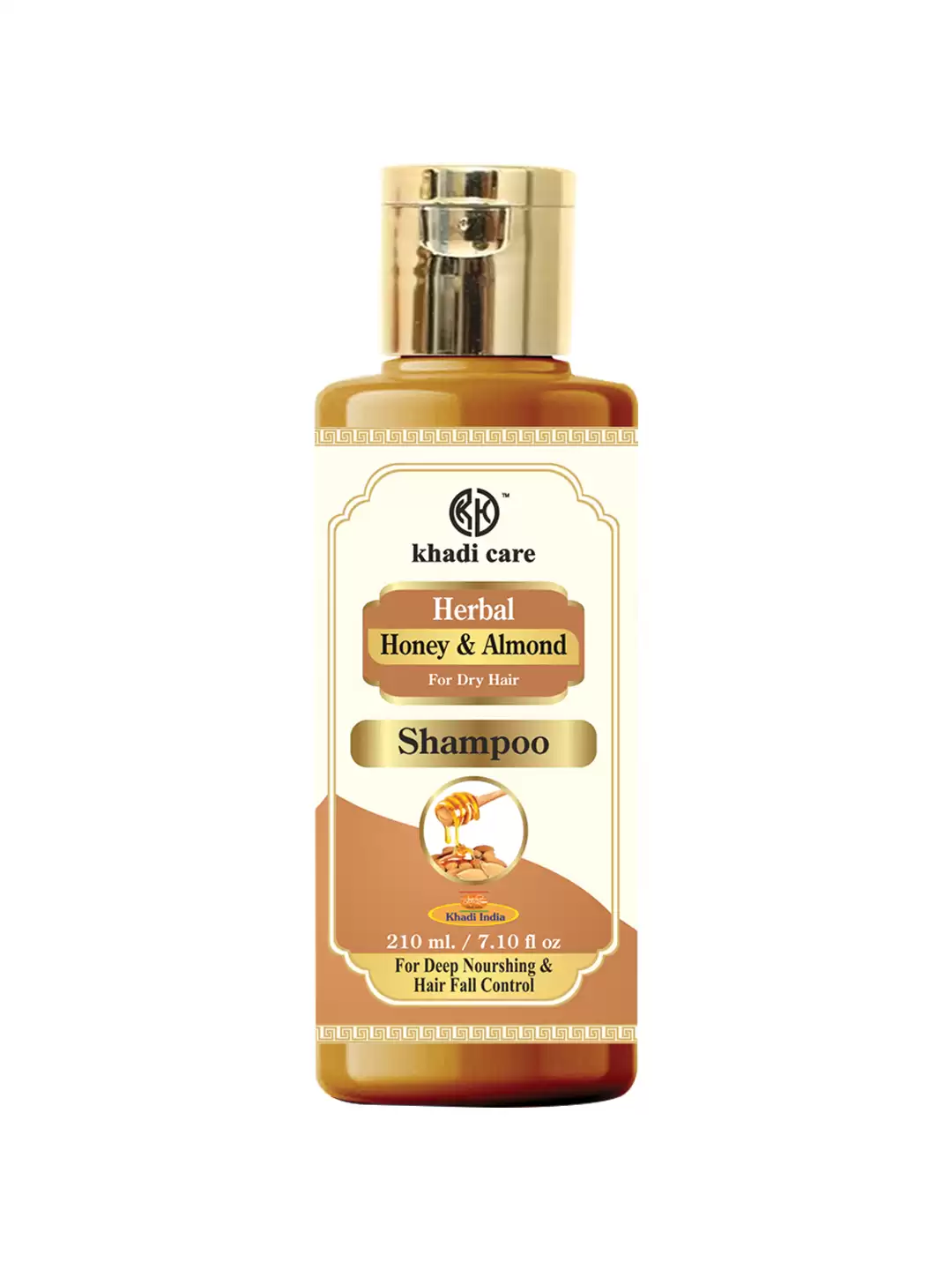Khadi Care Herbal Honey & Almond Oil Shampoo - 210ml