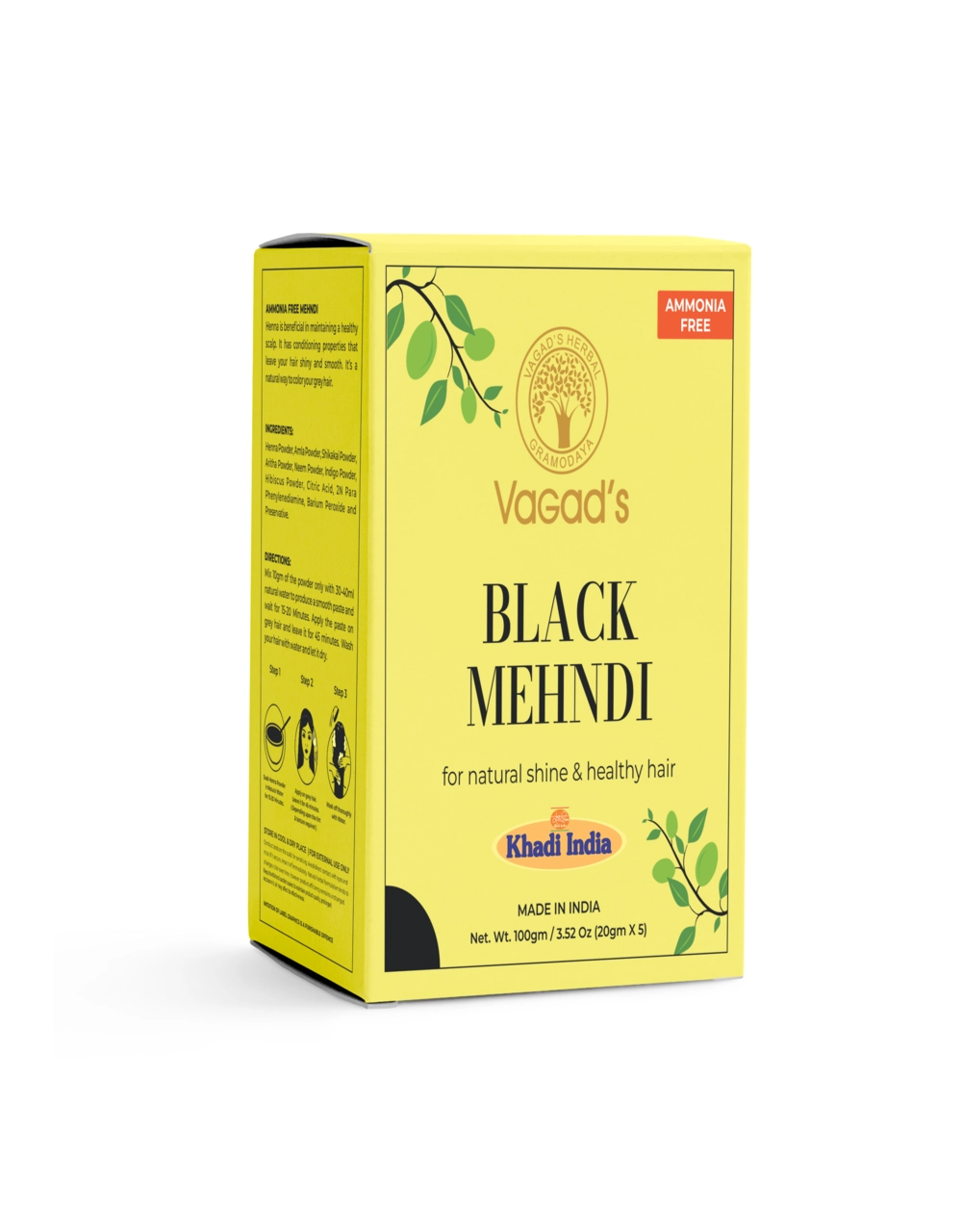 VAGAD'S Herbal Black Mehndi
