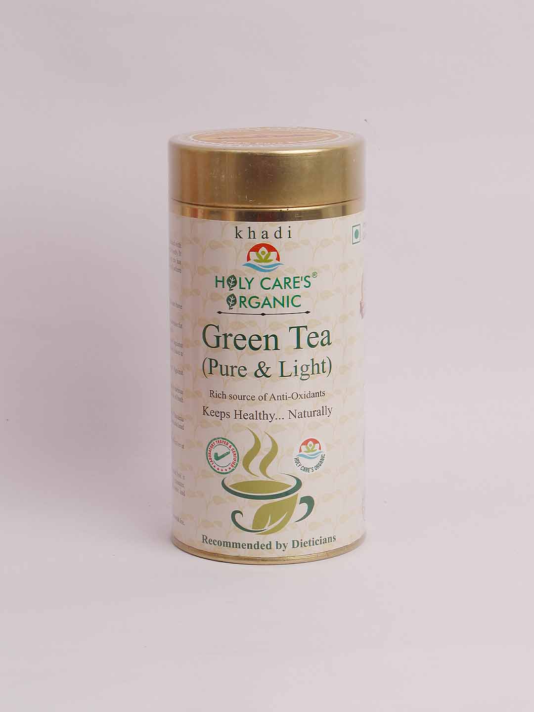 Holy care's organic Green Tea Pure and Light - 100 Gm