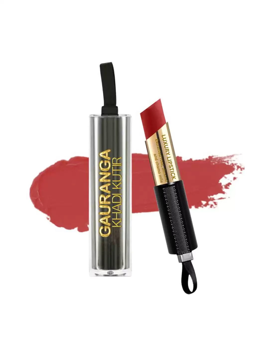 Gauranga Khadi Bee-Wax Luxury Lipstick-R11 - Cherry Mahroon