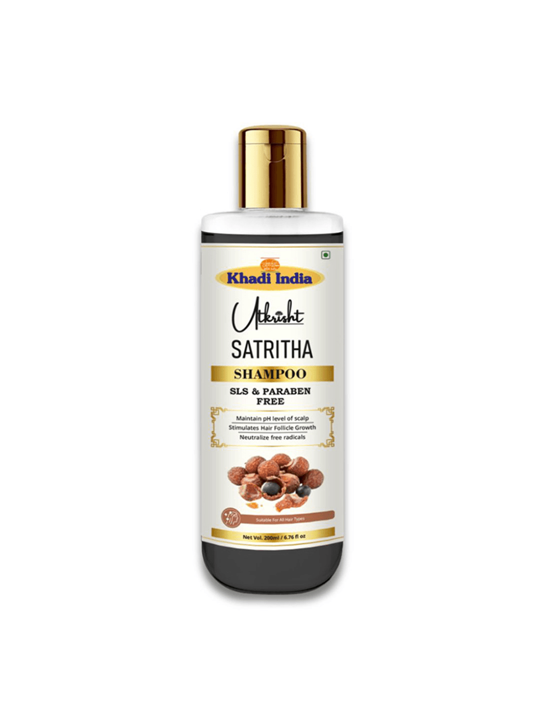 Utkrisht Khadi Satritha Shampoo for Gentle Cleansing & Natural Shine- 200ML