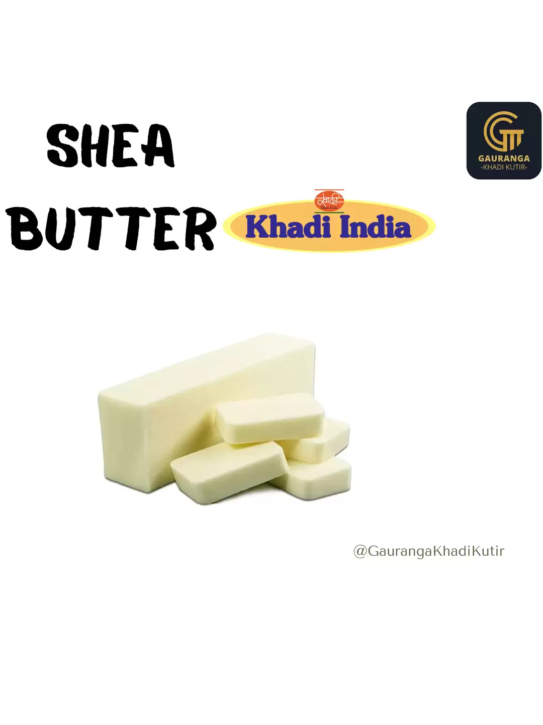 Gauranga Khadi Shea Butter Soap Base 900 gm