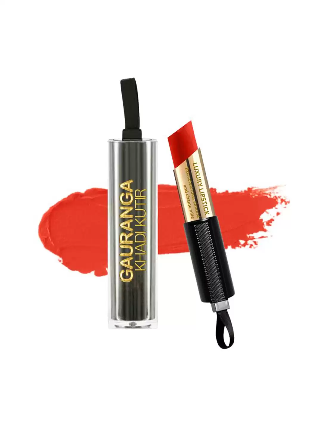 Gauranga Khadi Bee-Wax Luxury Lipstick-R03 - Sexy Red
