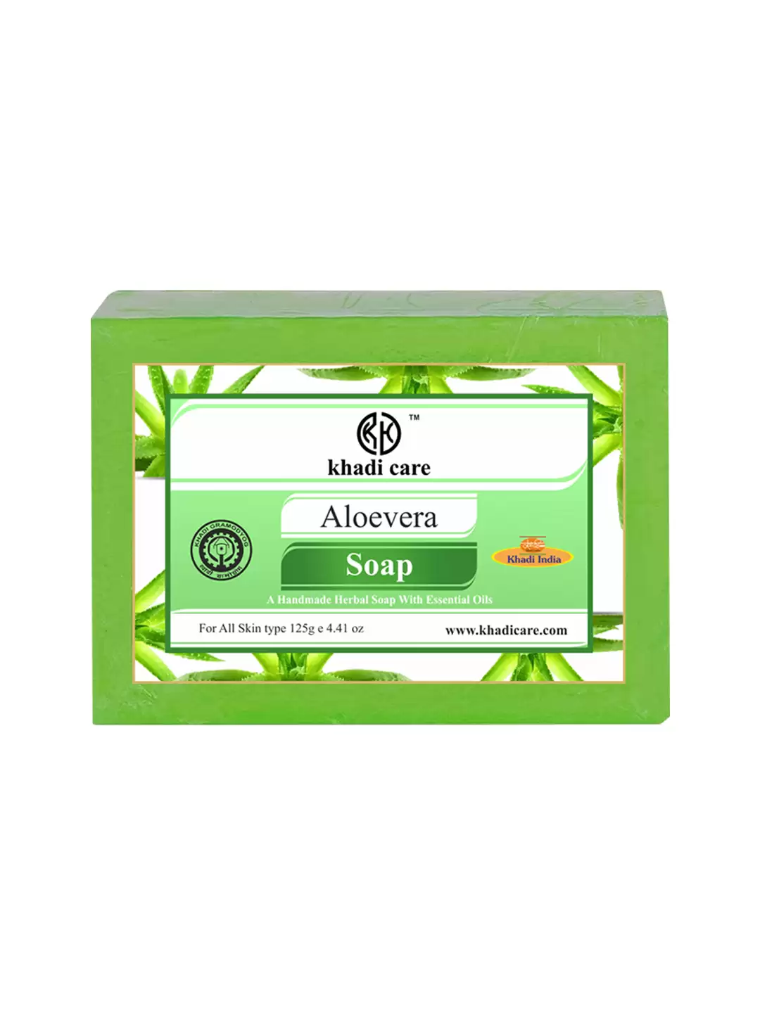 Khadi Care Herbal Aloe vera Soap - 125g
