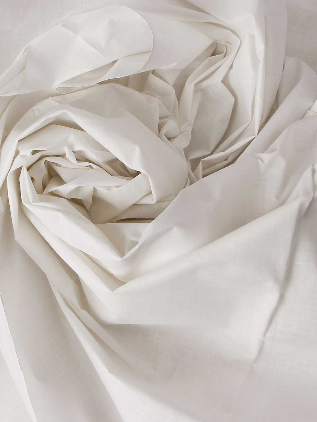 Polyvastra Cotton Khadi ST - White