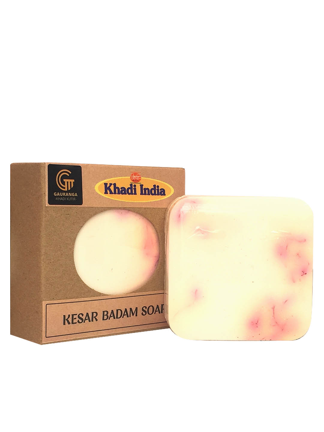 Gauranga Khadi Kutir Kesar Badam Soap