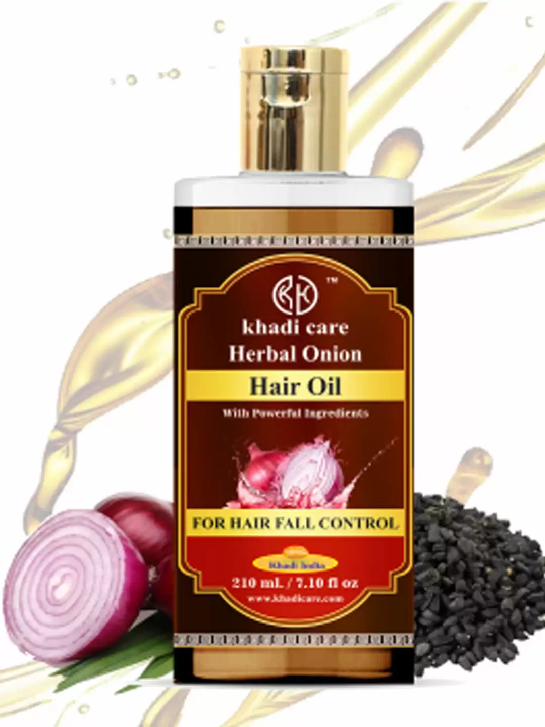 Khadi Care Herbal Onion Hair Oil  210ml