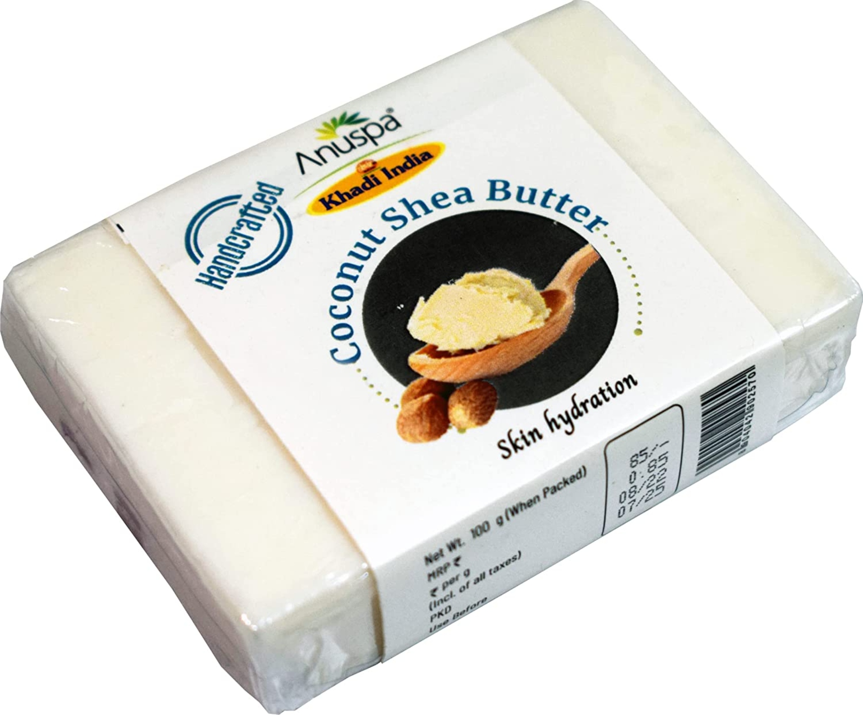 Anuspa Khadi Handcrafted Herbal Coconut Shea Butter Soaps For skin Hydration