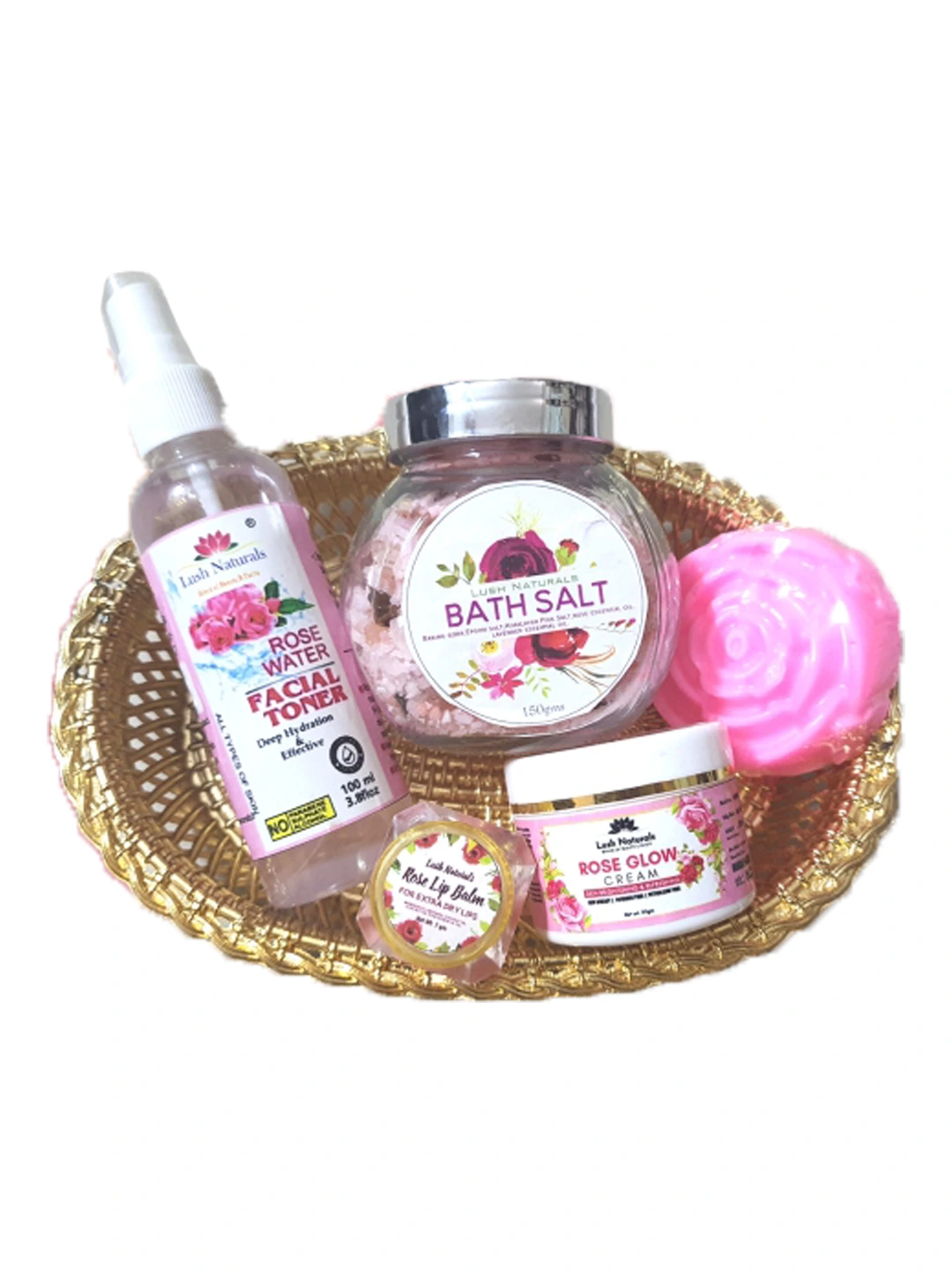 Floral Skin-Care Rose Combo Gift Box