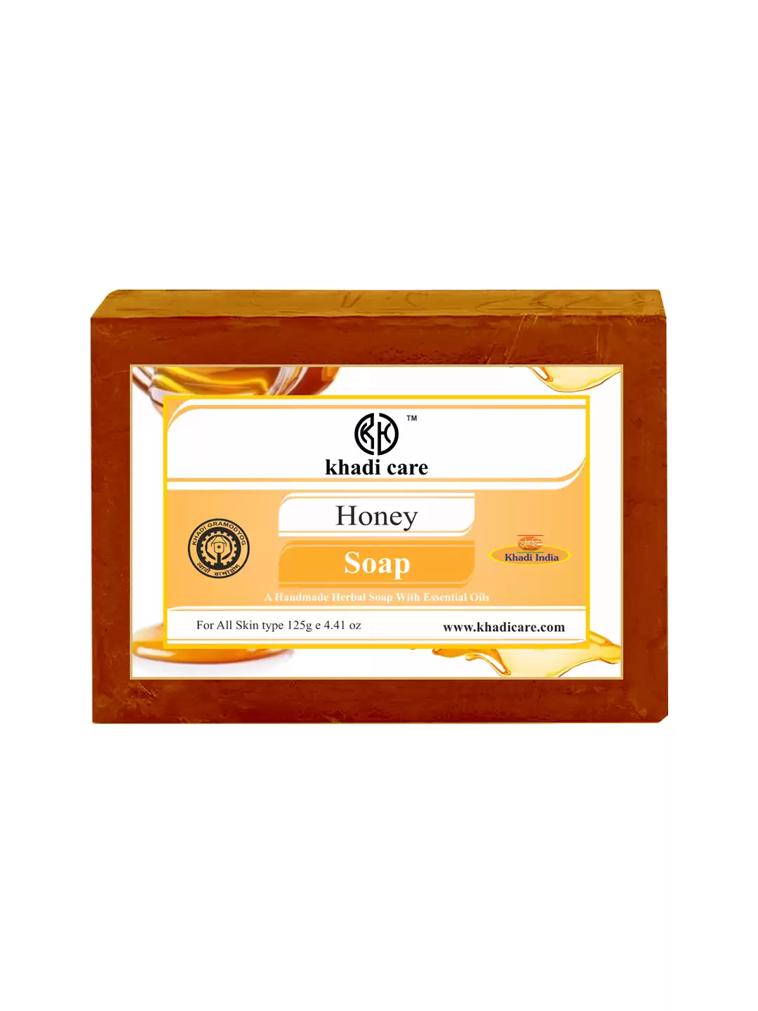 Khadi Care Herbal Honey Soap - 125g
