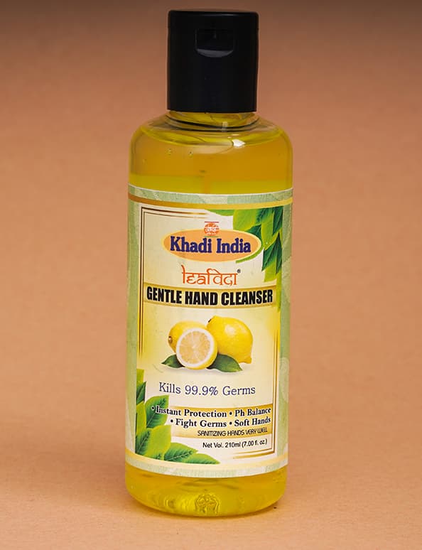 LeafVeda Gentle Hand Cleanser Lemon