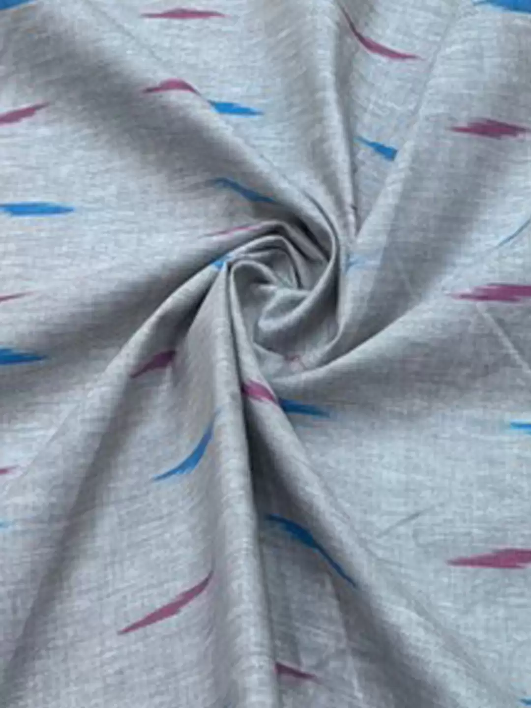 HAZY GREY IKAT FABRIC-44 Inch(143)