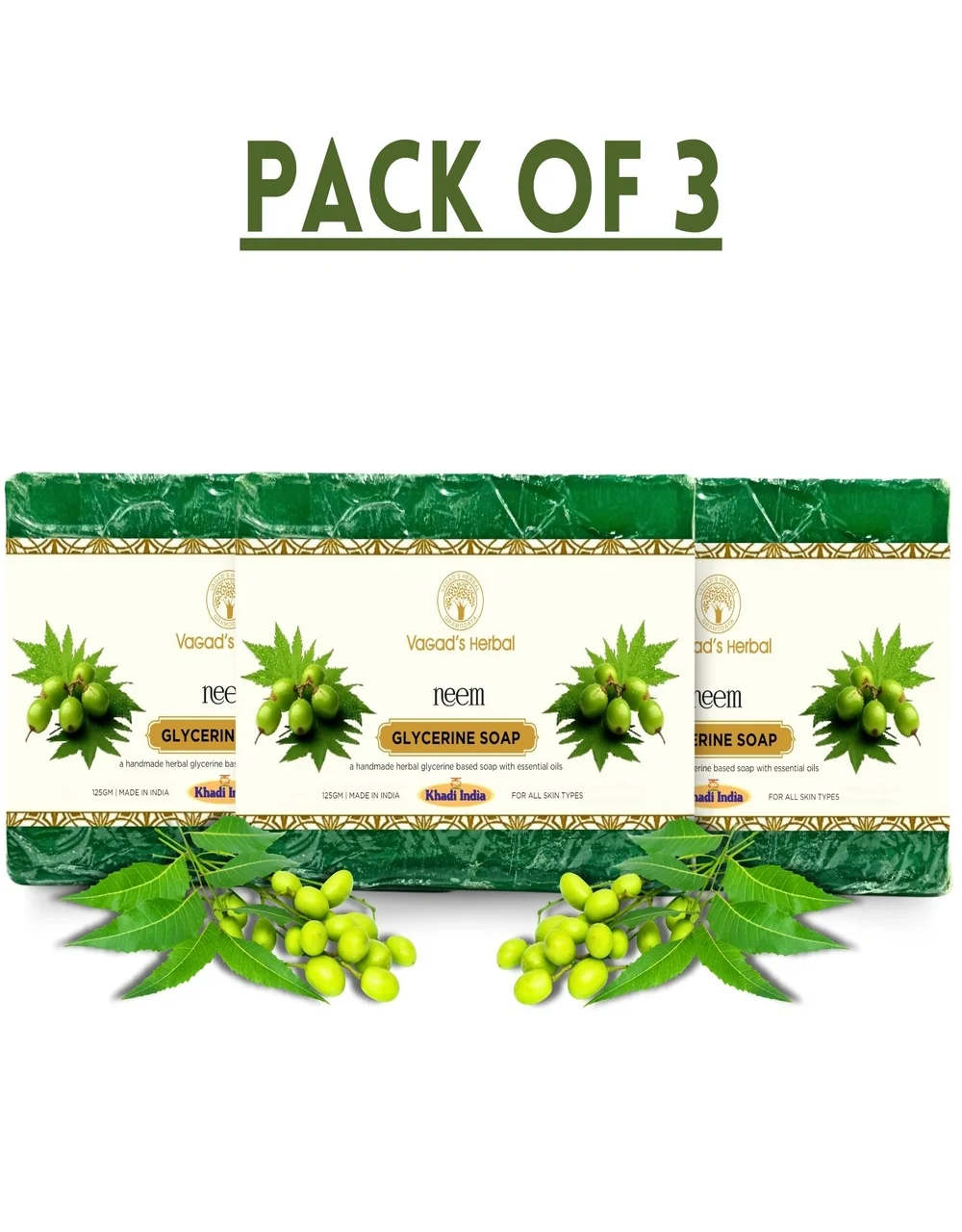 VAGAD'S Neem Soap 375gm