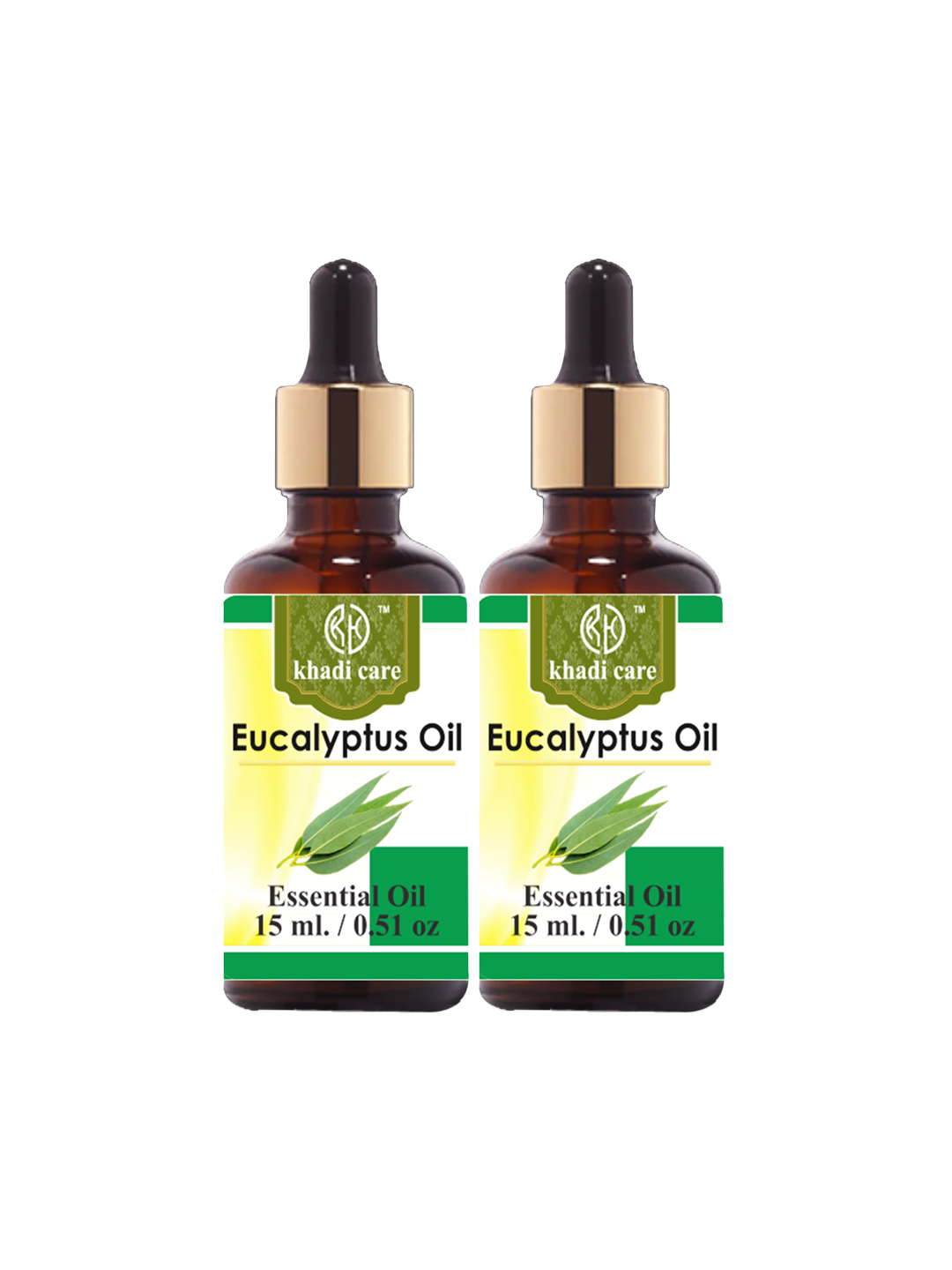 khadi Care Herbal Eucalyptus Essential Oil (15ml Each) Pack of 2