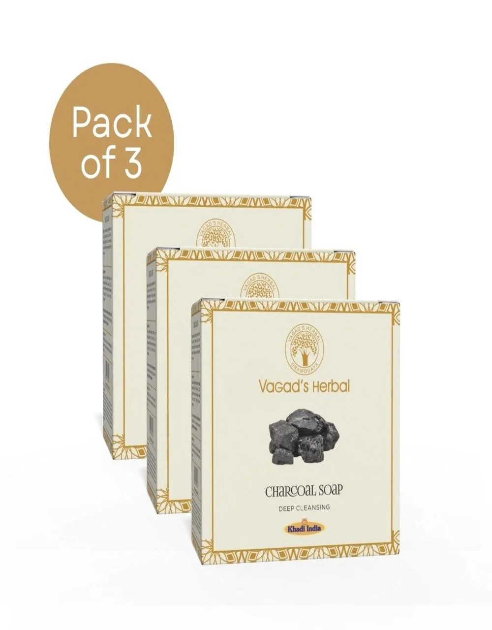 VAGAD'S Charcoal Soap 300gm