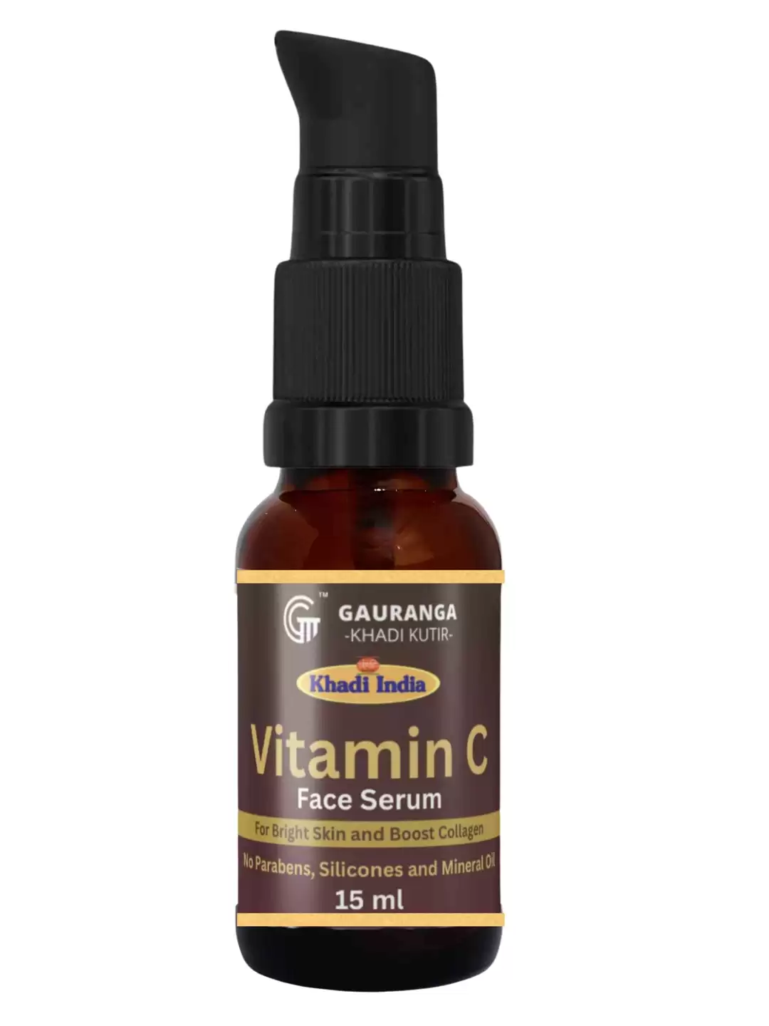 Khadi Vitamin C Face Serum Kumkumadi Tailam Skin Brightening Face Oil 15ML