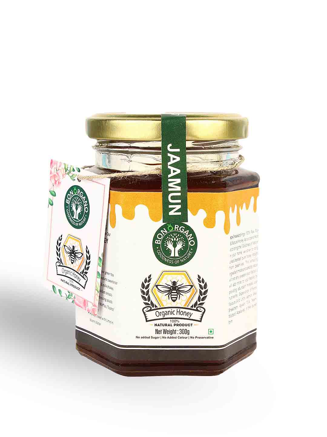 Bon Organo Jaamun Natural Honey Raw & Organic - 300 gm