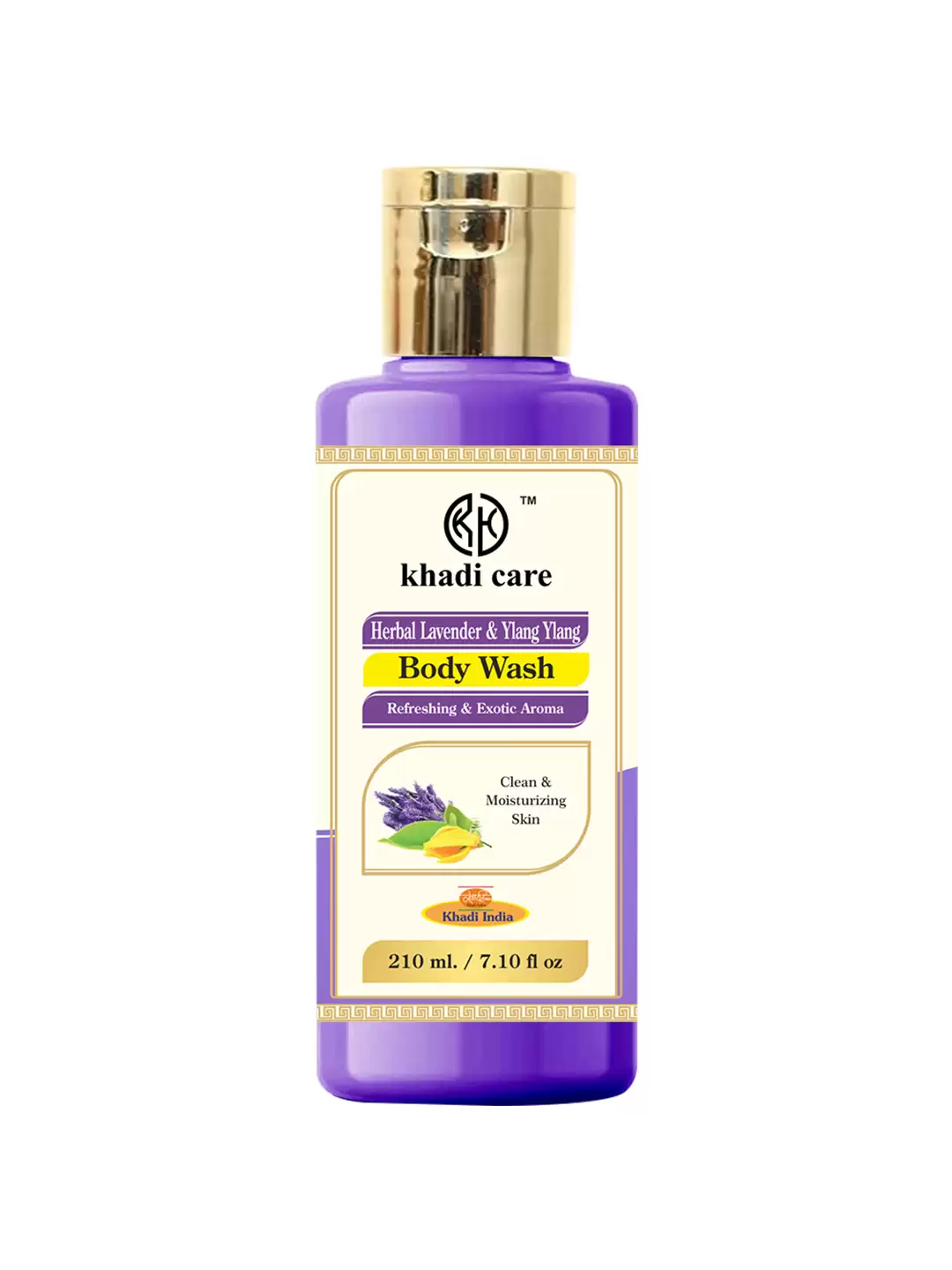 Khadi Care Herbal Lavender & Ylang Ylang Body Wash - 210ml