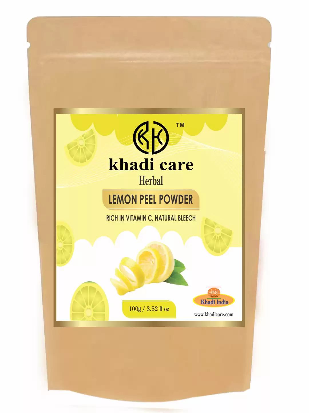 Khadi Care Herbal  LEMON PEEL POWDER 100gm